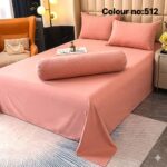 KING SIZE SOLID COLOUR 100% COTTON BEDSHEET (color no-512)