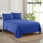 KING SIZE SOLID COLOUR 100% COTTON BEDSHEET (color no-3)