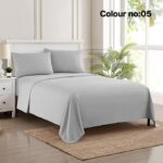 KING SIZE SOLID COLOUR 100% COTTON BEDSHEET (color no-5)