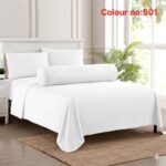 KING SIZE SOLID COLOUR 100% COTTON BEDSHEET (color no-501)