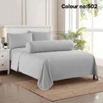 KING SIZE SOLID COLOUR 100% COTTON BEDSHEET (color no-502)