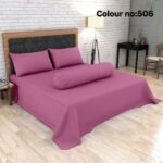 KING SIZE SOLID COLOUR 100% COTTON BEDSHEET (color no-506)