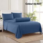 KING SIZE SOLID COLOUR 100% COTTON BEDSHEET (color no-507)