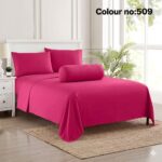 KING SIZE SOLID COLOUR 100% COTTON BEDSHEET (color no-509)