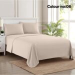 KING SIZE SOLID COLOUR 100% COTTON BEDSHEET (color no-6)