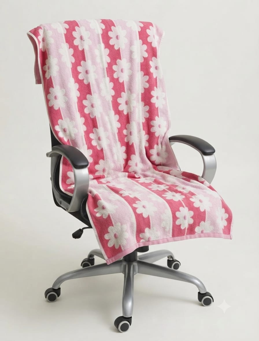 115 1 পিস চেয়ার কভার টাওয়াল VIP Towel color - Image 1