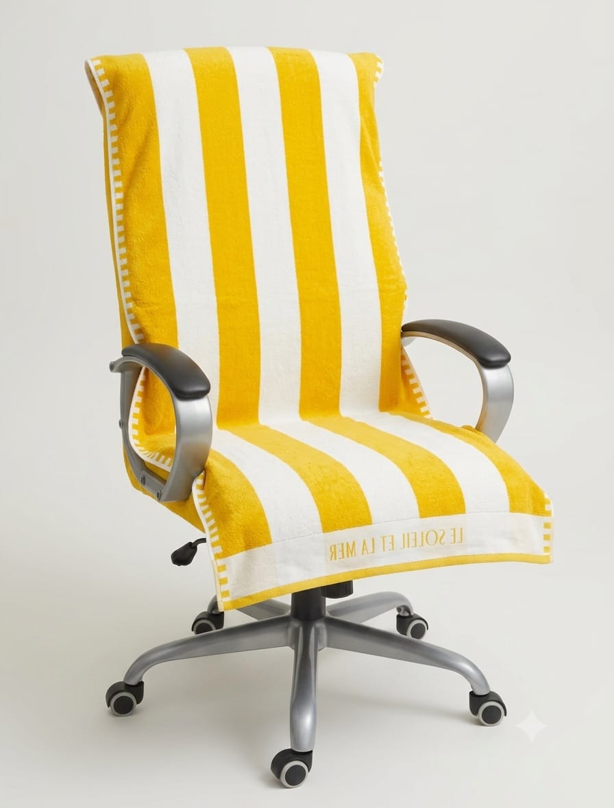 167 1 পিস ভিআইপি টাওয়াল VIP Towel yellow color - Image 1
