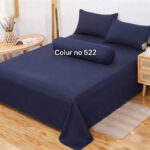 KING SIZE SOLID COLOUR 100% BEDSHEET (color no-522)