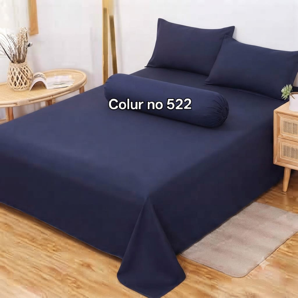 522 KING SIZE SOLID COLOUR 100% BEDSHEET (color no-522) - Image 1