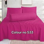 KING SIZE SOLID COLOUR 100% COTTON BEDSHEET (color no-533)