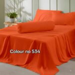 KING SIZE SOLID COLOUR 100% COTTON BEDSHEET (color no-534)
