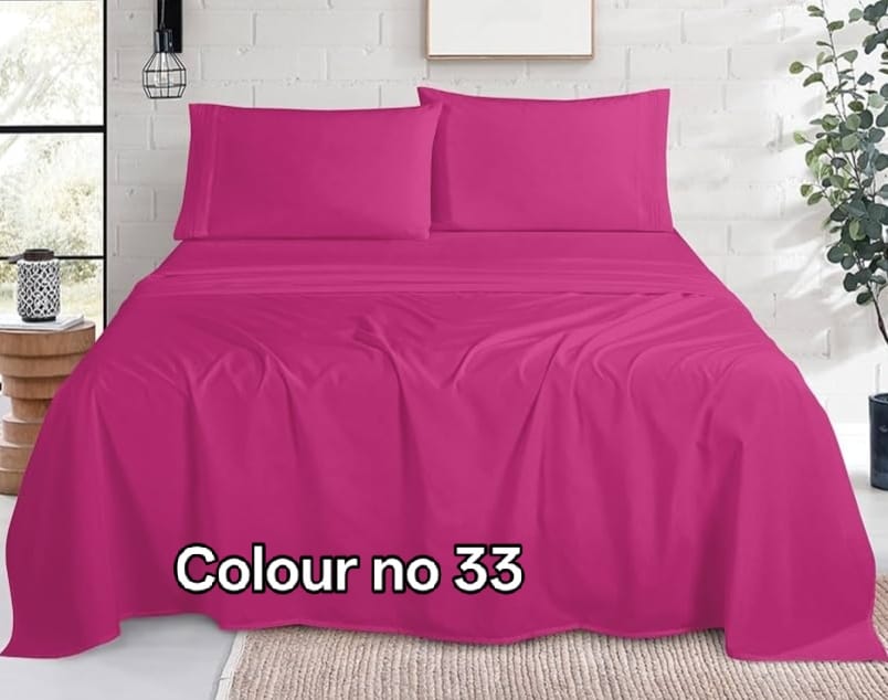 WhatsApp Image 2026-08-16 at 1.10.00 PM KING SIZE SOLID COLOUR 100% COTTON BEDSHEET (color no-33) - Image 1