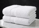 ২ পিস টাওয়াল কম্বো সেট  VIP white color towel
