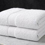 ২ পিস টাওয়াল কম্বো সেট  VIP white color towel