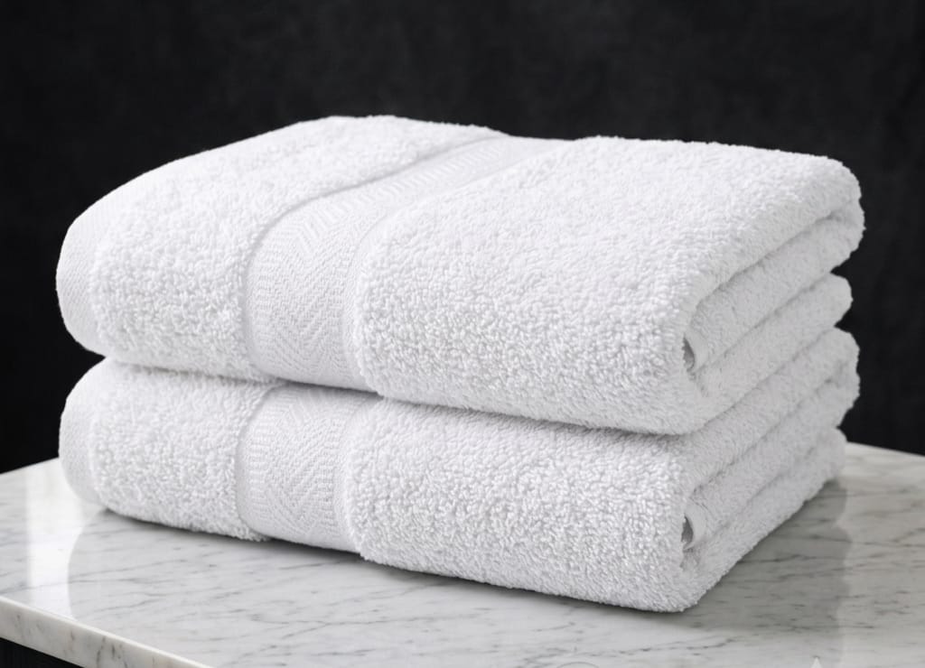 WhatsApp Image 2026-08-26 at 3.06.14 PM ২ পিস টাওয়াল কম্বো সেট VIP white color towel - Image 1