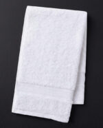২ পিস টাওয়াল কম্বো সেট  VIP White & Ash color towel - Image 3