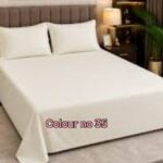 KING SIZE SOLID COLOUR 100% COTTON BEDSHEET (color no-35)