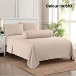 KING SIZE SOLID COLOUR 100% COTTON BEDSHEET (color no-510)