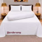 KING SIZE SOLID COLOUR 100% টুইল COTTON BEDSHEET (color no-530)